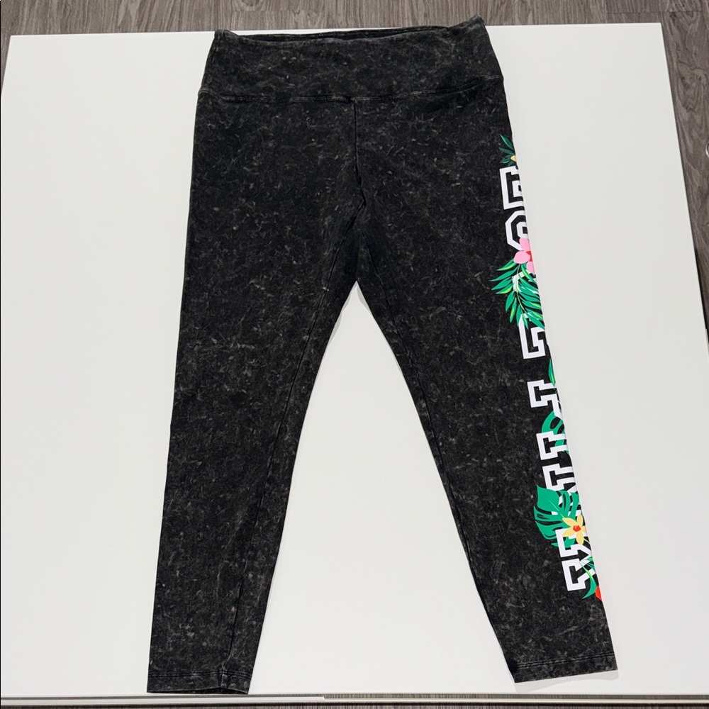 VS VICTORIAS SECRET PINK HIGH WAIST COTTON PANT TIGHT LEGGING SWEATS XL